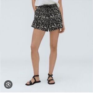 Everlane The Organic Cotton Seersucker Floral Shorts